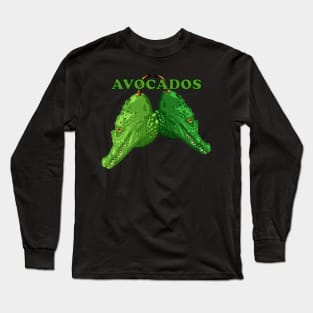 Avocados - A Handsome Pair of Alligator Pears Long Sleeve T-Shirt